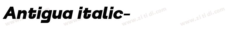Antigua italic字体转换 Antigua italic字体转换